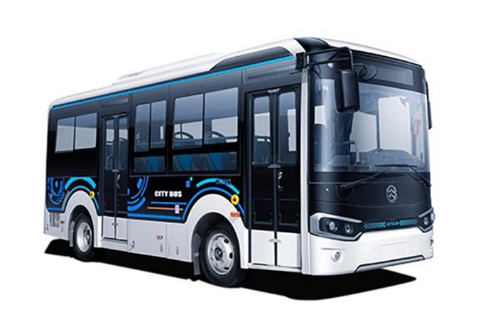 EV City Passenger Bus Electric Powered 6.5m 11 - 17 Seats Mileage 160 ...