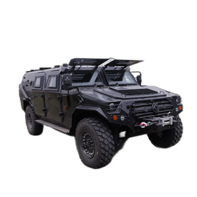 Kurşun Geçirmez Araba Gövdesi Özel Off Road Askeri Araç 6 Adam Saldırı Aracı 4x4