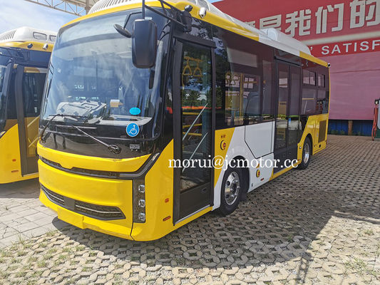 7.7m ZEV xe buýt công cộng điện đầy tải 200km lái tay phải xe buýt shuttle đẹp
