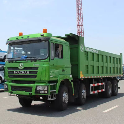 Sospensione idraulica di Shacman F3000 8x4 dell'autocarro con cassone ribaltabile dell'euro 2 dei ribaltatori diesel resistenti dell'emissione 380hp 10MT della carrozza
