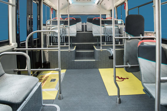 Προσαρμοσμένο 6.7m BEV Ηλεκτρικό λεωφορείο πόλης 10-28 θέσεις ZEV 300km αστική επιβατική μεταφορά