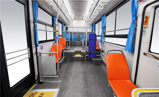 Προσαρμοσμένο 7m ZEV ηλεκτρικό δημόσιο λεωφορείο 22 θέσεις πλήρες φορτίο 250 χλμ.