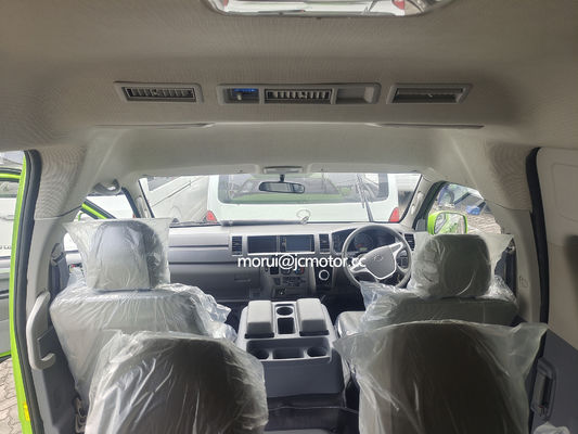 Op maat gemaakte Antigua en Barbuda RHD Electric City Mini Bus HIACE Model 18 zitplaatsen 300km bereik Kilometer