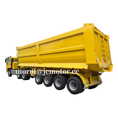 Dongfeng Schwerlast-Muldenkipper 6X4 Sattelzugmaschine 100 Tonnen Kipper-Auflieger Bergbau 50 Cbm