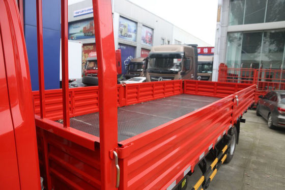 Cina GVW 18T Kolom Pelat Truk Kargo Ringan Mesin YUCHAI Mesin 140KW Tenaga Mesin