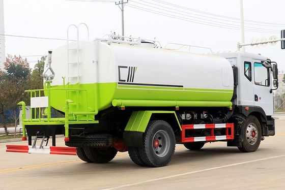 رشاش مياه متوسط ​​الحجم لشاحنة الصرف الصحي البلدية بقاعدة عجلات 4500 مم GVW 18Ton 13Cbm