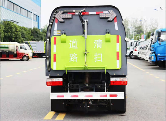 poder municipal 113hp Mini Road Sweeper da gasolina do caminhão do saneamento da roda 4x2