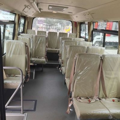 6M इलेक्ट्रिक मिनी कोस्टर बस 19 सीटें कोच बस परिवहन अनुकूलित