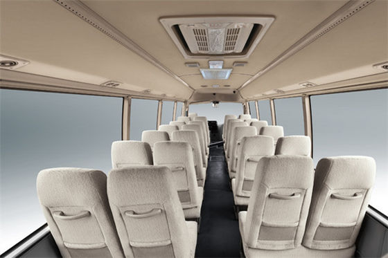 33 सीट ईवी कोस्टर बसें 8 मीटर इलेक्ट्रिक कोच कम्यूटर बस ऑटोमैटिक ट्रांसमिशन