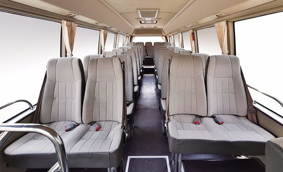 33 सीट ईवी कोस्टर बसें 8 मीटर इलेक्ट्रिक कोच कम्यूटर बस ऑटोमैटिक ट्रांसमिशन