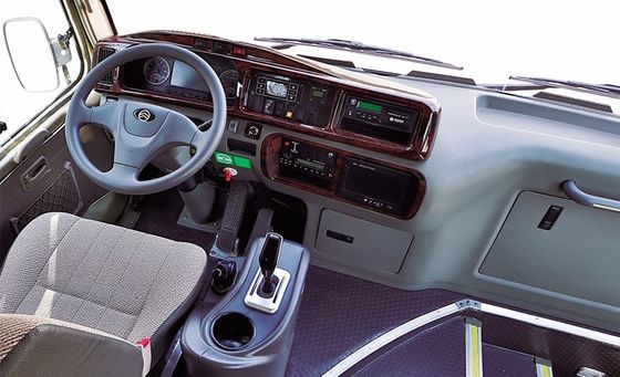 33 सीट ईवी कोस्टर बसें 8 मीटर इलेक्ट्रिक कोच कम्यूटर बस ऑटोमैटिक ट्रांसमिशन