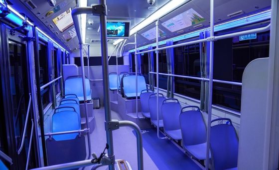 Distanza in miglia pubblica elettrica di lusso 317km dei sedili dei bus 27 di sicurezza stradale 69 km/ora