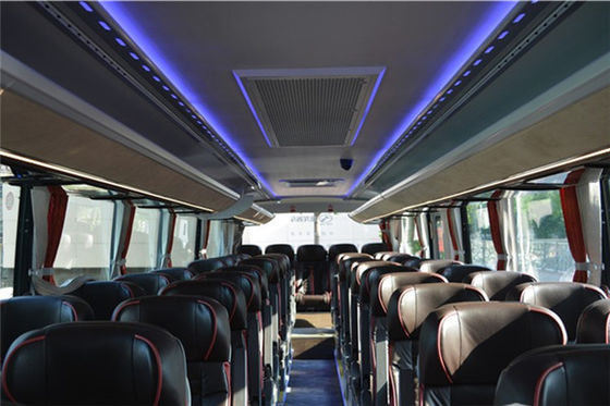 速い充満贅沢なグループ旅行コーチ100つのkm/hの革座席左のステアリング