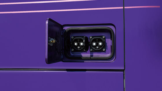 Coche suburbano Bus Pure Electric de la ciudad de Zero Emission 47 de kilometraje de los asientos 200 - 300 kilómetros