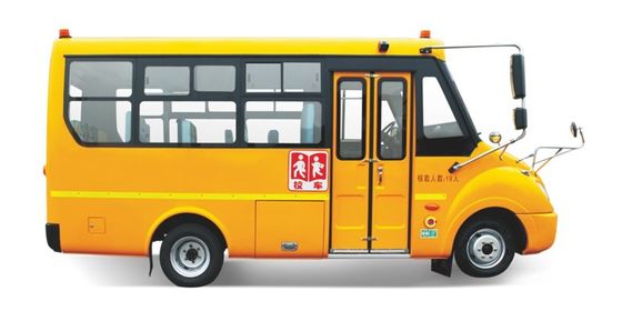 5m 10 - 19 যাত্রী ছাত্র শাটল বাস ডিজেল ইঞ্জিন 68hp 2900mm হুইলবেস