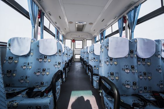 los 6.5m 80km/h enseñan 115hp amarillo del servicio de autobús 24 - 32 poder diesel de los asientos