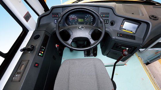 محرك ديزل مدرسة الطالب حافلة مكوكية 9.6 م 24-51 مقعد 165 حصان