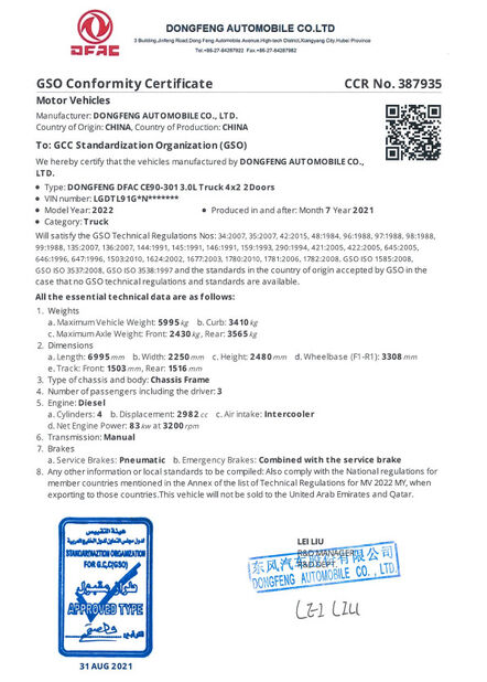China Shiyan Hangtai Auto Parts Co., Ltd. certification